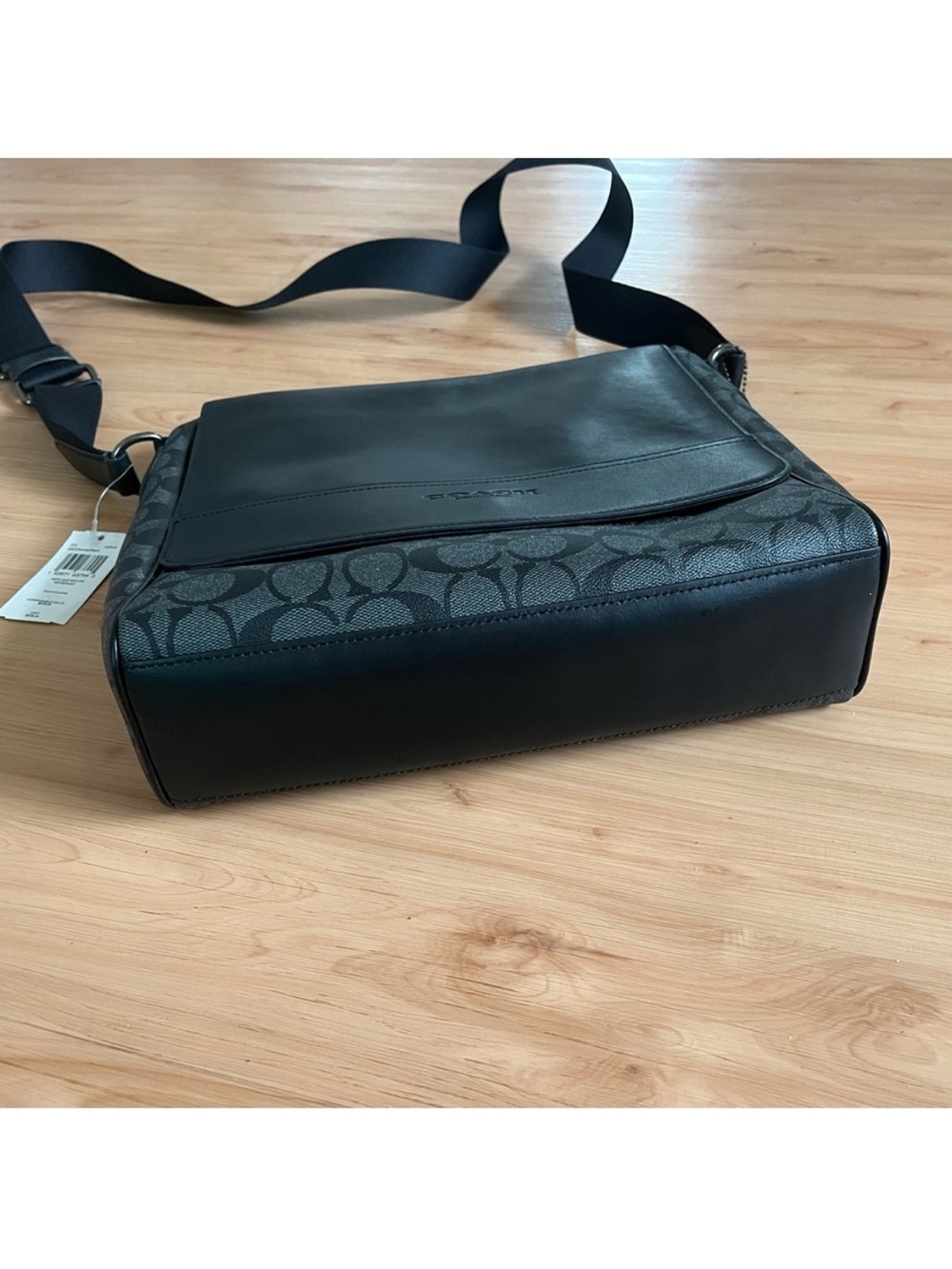 Coach Huston Signature Charcoal Black # 573 - Picture 8 of 13